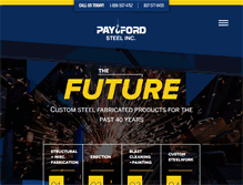 Tablet Screenshot of payfordsteel.com
